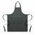 Delantal de cocina largo ajustable GALA - Gris Piedra
