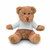 Osito de peluche con camiseta JOHNNY T - Blanco