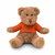 Osito de peluche con camiseta JOHNNY T - Naranja