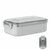 Fiambrera de acero inoxidable reciclado HOAGIE - Gris