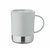 Taza con base de acero inoxidable reciclado Beaker - Gris