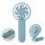 Ventilador portátil plegable con 3 velocidades IBERA - Azul Claro