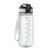 Botella deportiva motivacional de RPET Enkel - Transparente