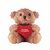 Osito de peluche con corazón Cuddle