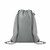 Mochila de cuerdas non woven de RPET Daffy - Gris