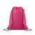 Mochila de cuerdas non woven de RPET Daffy - Fucsia