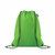 Mochila de cuerdas non woven de RPET Daffy - Verde Lima