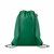 Mochila de cuerdas non woven de RPET Daffy - Verde Oscuro