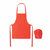 Set de delantal y gorro de cocina infantil KID CHEF