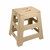 Taburete plegable portátil de plástico PP JAK - Beige
