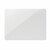 Imán rectangular con laminación de PVC Magrec100 - Blanco