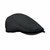Gorra Newsboy estilo boina plana de algodón FLAT PEAK - Negro