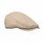 Gorra Newsboy estilo boina plana de algodón FLAT PEAK - Beige