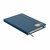 Libreta A5 de pana dura RPET Cordi Note - Azul