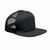 Gorra de visera plana 7 paneles con rejilla BEAD - Negro