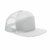 Gorra de visera plana 7 paneles con rejilla BEAD - Blanco