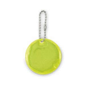 Llavero redondo reflectante de PVC GRIN
