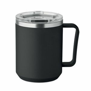 Taza de doble pared de acero inoxidable reciclado Cocoa