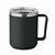 Taza de doble pared de acero inoxidable reciclado Cocoa - Negro