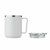 Taza de doble pared de acero inoxidable reciclado Cocoa