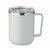 Taza de doble pared de acero inoxidable reciclado Cocoa - Gris