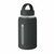 Botella de vidrio con funda de silicona Boris - Negro