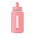 Botella de vidrio con funda de silicona Boris