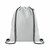 Mochila de cuerdas de poliéster RPET 420D Daykit - Blanco