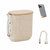 Set de cables en estuche de bambú y paja CABSTRA - Beige