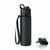 Botella deportiva de silicona plegable LETT - Negro