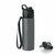 Botella deportiva de silicona plegable LETT - Gris Piedra