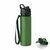 Botella deportiva de silicona plegable LETT - Verde Oscuro