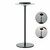 Lámpara de mesa RGB recargable de hierro LOUNGE - Negro