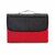 Manta de picnic plegable de forro polar RPET Costa - Rojo