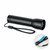 Linterna recargable de aluminio reciclado  LUMEZO - Negro
