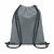 Mochila de cuerdas publicitaria grande rPET Night - Gris