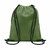 Mochila de cuerdas publicitaria grande rPET Night - Verde Militar