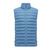 Chaleco hombre de poliéster reciclado Meru - Azul Celeste