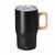 Taza térmica de acero inox reciclado Zaran﻿ - Negro