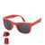 Gafas de sol plegables UV400 con funda Lyron - Rojo