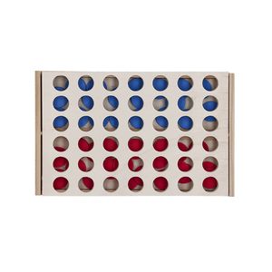 Juego de 4 en raya de madera Caiden