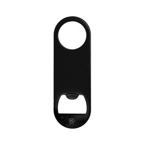 Abridor de aluminio reciclado con acabado brillante Zarel