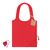 Bolsa plegable de algodón reciclado Lecton - Rojo