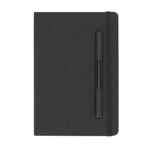 Bloc de notas con soporte y tapas rígidas en RPET Lemard