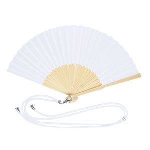 Abanico de bambú y poliéster con mosquetón Crusoe