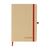 Bloc de notas con tapas rígidas Natyel - Rojo
