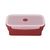 Fiambrera plegable de silicona Numix - Rojo