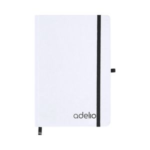 Bloc de notas con tapas rígidas blancas