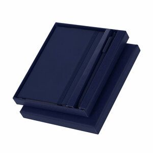 Set de bloc de notas y bolígrafo de pu Garrick