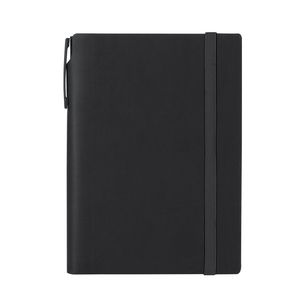 Set de bloc de notas y bolígrafo de materiales reciclados Sphere